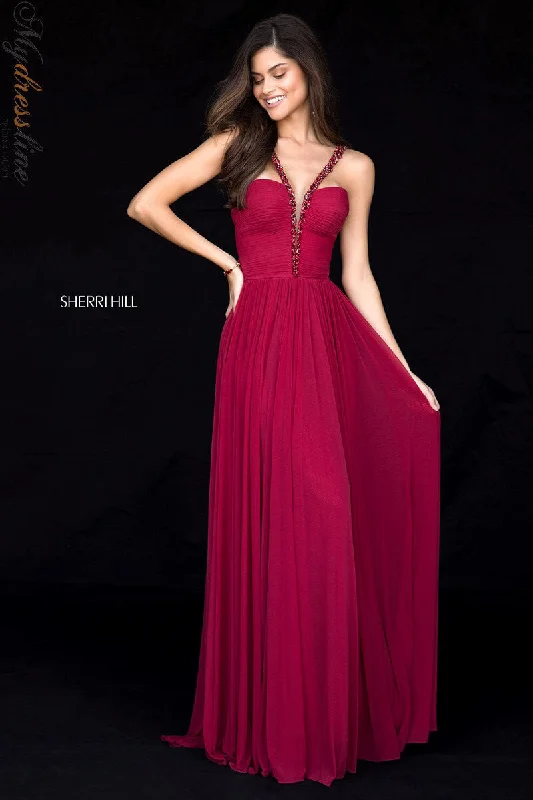 silk dressSherri Hill 51933