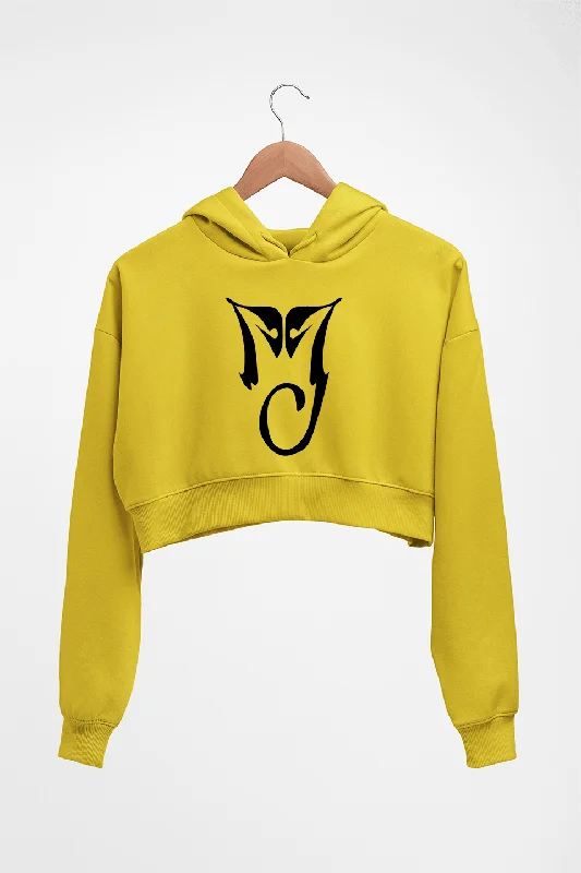 graphic hooded sweatshirtMichael Jackson (MJ) Crop HOODIE FOR WOMEN