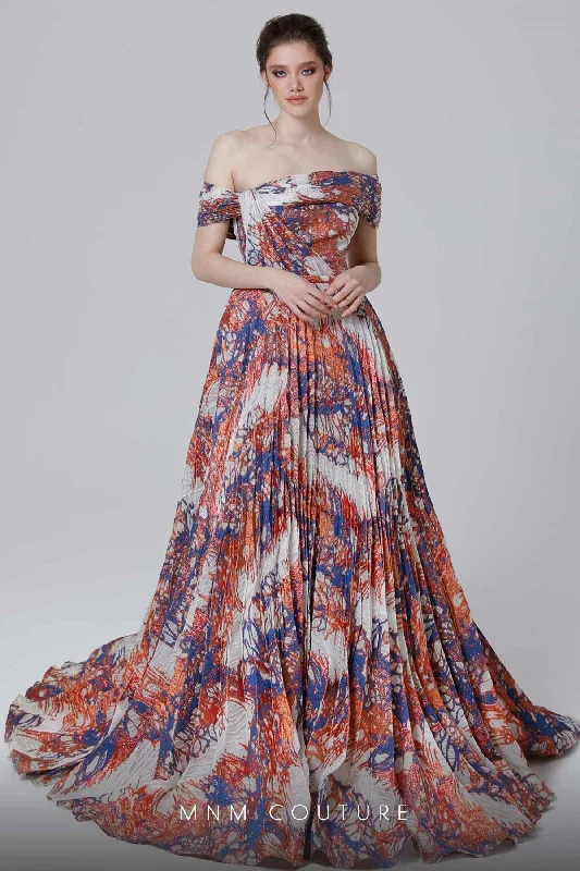 elegant maxi dressMNM Couture N0444