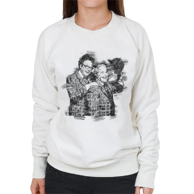 Closeout TV Times Comedy Duo Eric Morecambe And Ernie Wise 1981 Women's Sweatshirt