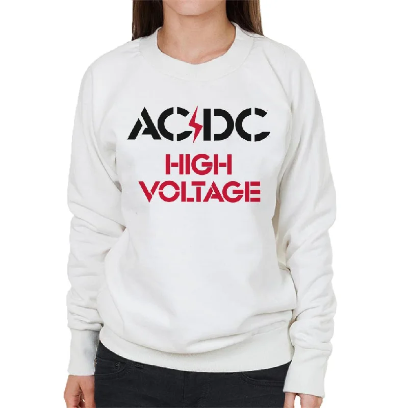 bold workout sweatshirtAC/DC High Voltage Women's Sweatshirt