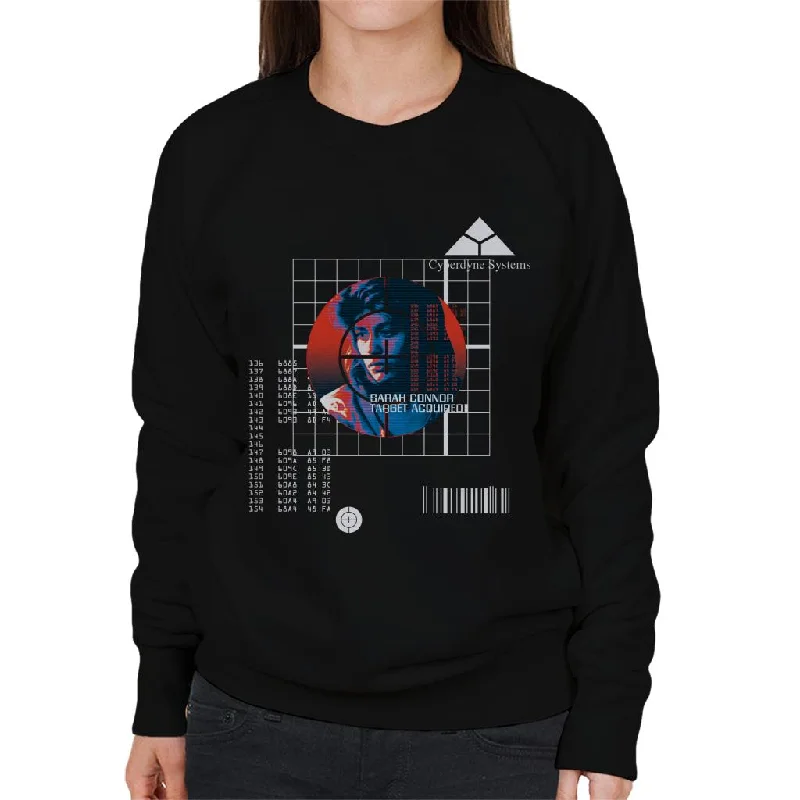 stylish training hoodieTerminator Sarah Connor Target Acquired Women's Sweatshirt