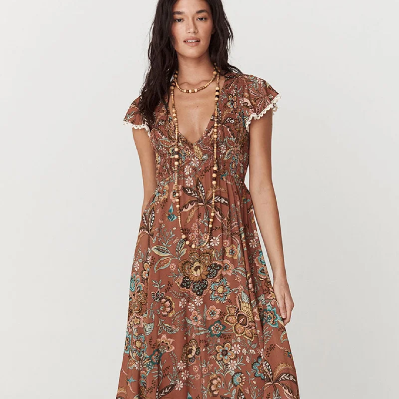 Exclusive Access Mojave Lily Shirred Maxi Dress