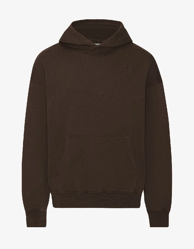 performance hooded sweatshirtOrganic Oversized Hood - Coffee Brown