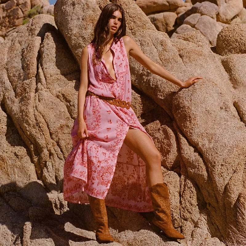 Unbeatable Prices Rebel Spirit Button Through Maxi Dress