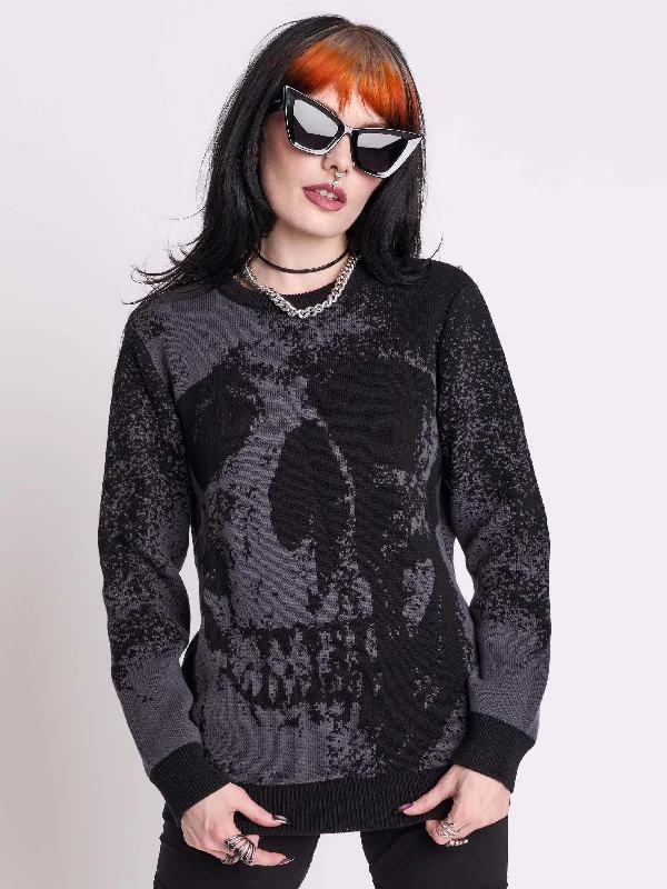 flowy evening dressWake the Dead Sweater