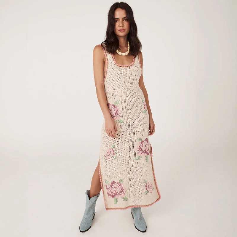 Seasonal Sale Coastal Granny Midi Dress
