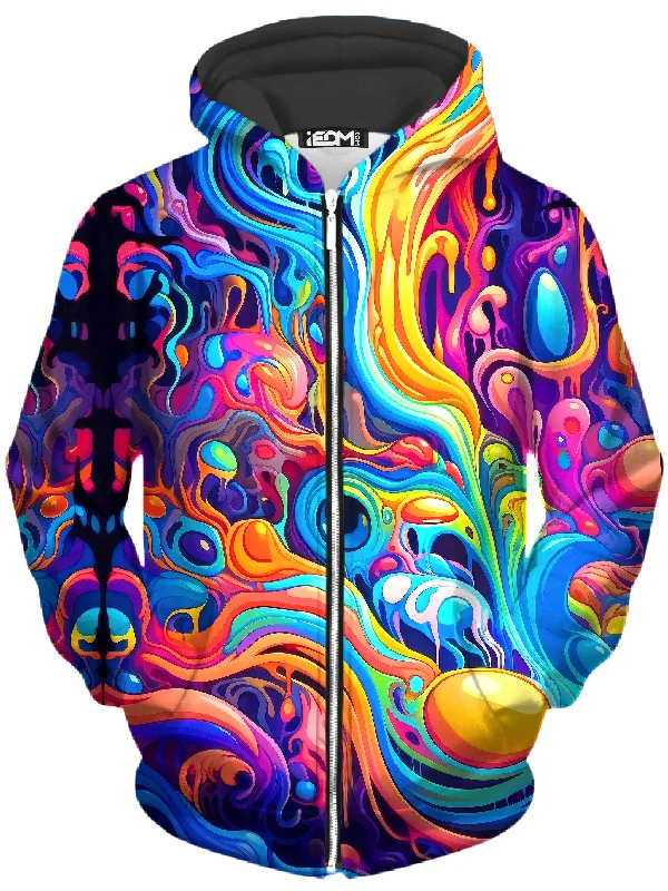 Closeout Kandi Swirl Unisex Zip-Up Hoodie