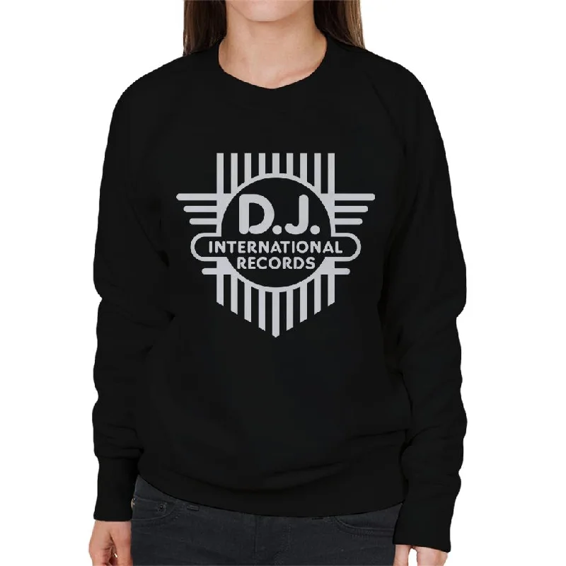 warm workout hoodieDJ International Classic Cross Logo Women's Sweatshirt