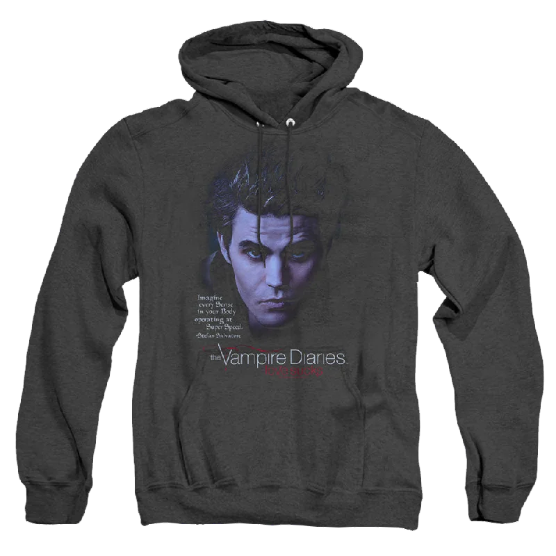 comfortable stylish hoodieVampire Diaries, The Sense Your Body - Heather Pullover Hoodie