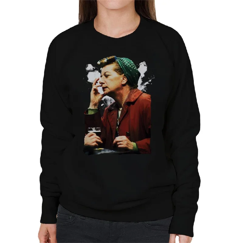 Special Promotion TV Times Jean Alexander As Hlda Ogden In Coronation Street Women's Sweatshirt