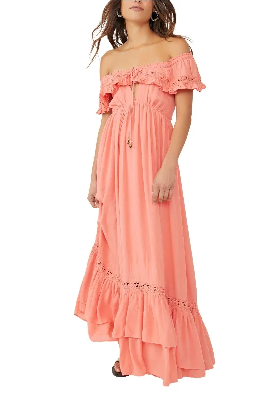 Online Exclusive Moonlight Ocean Maxi in Burnt Coral