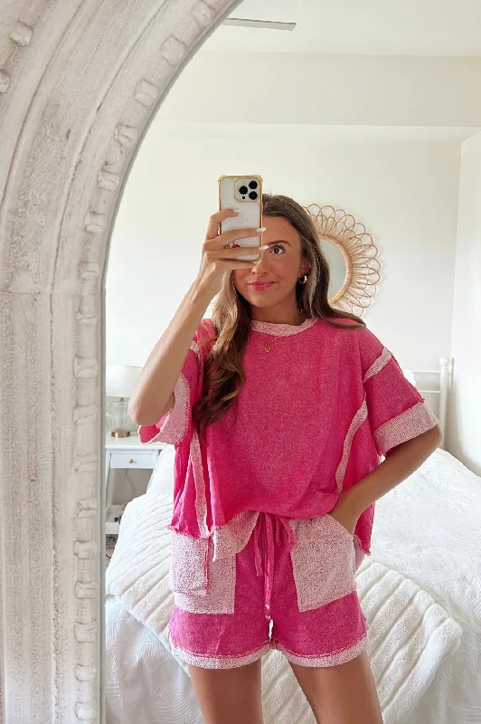 Blowout Deals LAZY DAY SET - PINK