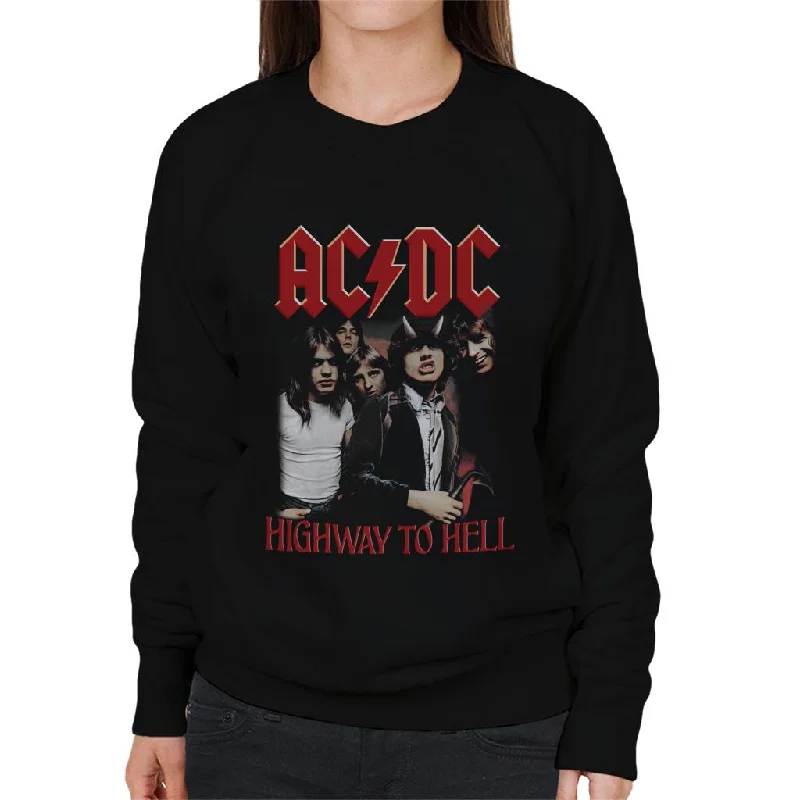 fashionable fitness sweatshirtAC/DC Bandmates Highway To Hell Women's Sweatshirt