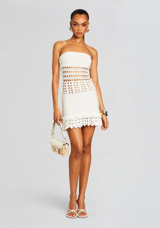 Big Discounts Vali Crochet Pearl Embellished Dress