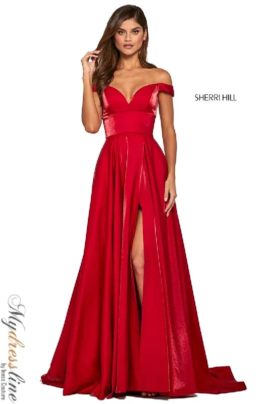 silk dressSherri Hill 53324