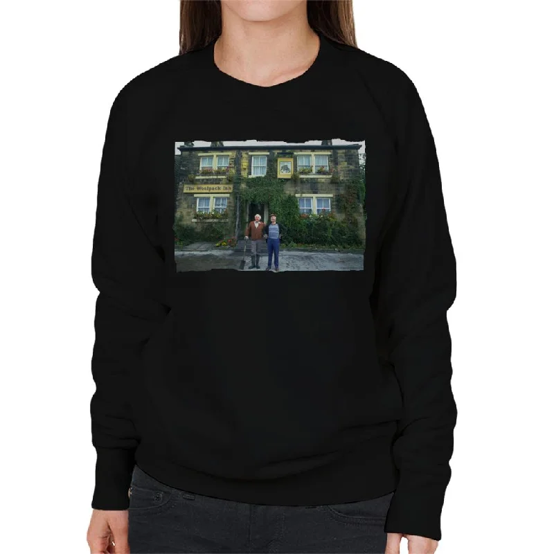 Limited Edition TV Times Amos Brealy And Henry Wilks Outside The Woolpack Emmerdale Women's Sweatshirt