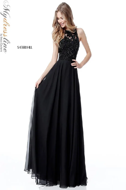 fitted cocktail dressSherri Hill 51694