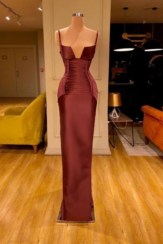 Midnight Madness Gorgeous Spaghetti-Straps Cabernet Mermaid Prom Dress Spaghetti-Straps,DS4669 Midnight Madness Gorgeous Spaghetti-Straps Cabernet Mermaid Prom Dress Spaghetti-Straps,DS4669