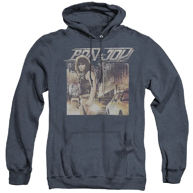 urban street hoodieBon Jovi Runaway Jon - Heather Pullover Hoodie