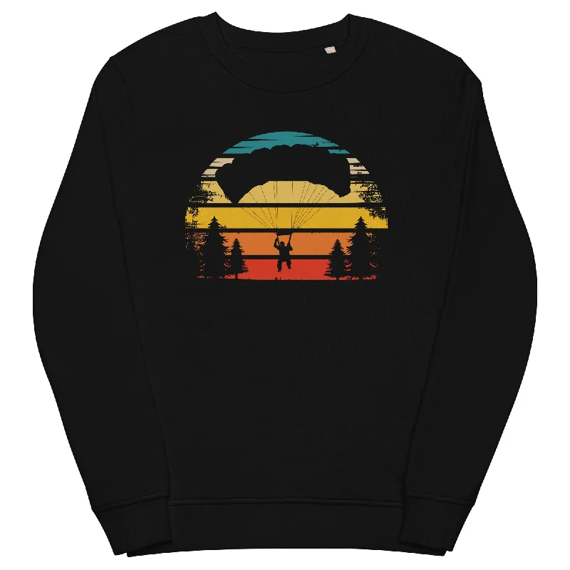 Season Finale Sale Retro Sonne und Paragleiten - Unisex Premium Organic Sweatshirt