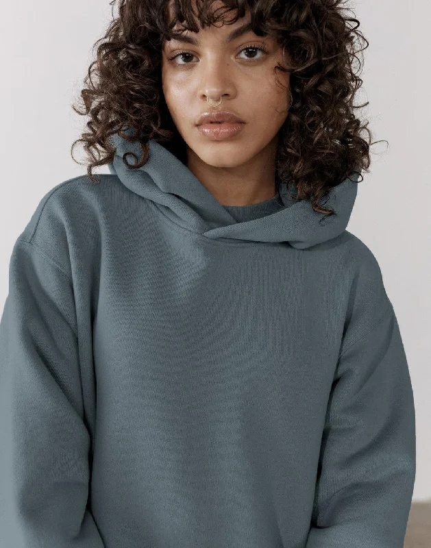 chic hoodieThe Oversized Pullover Hoodie in Slate Grey