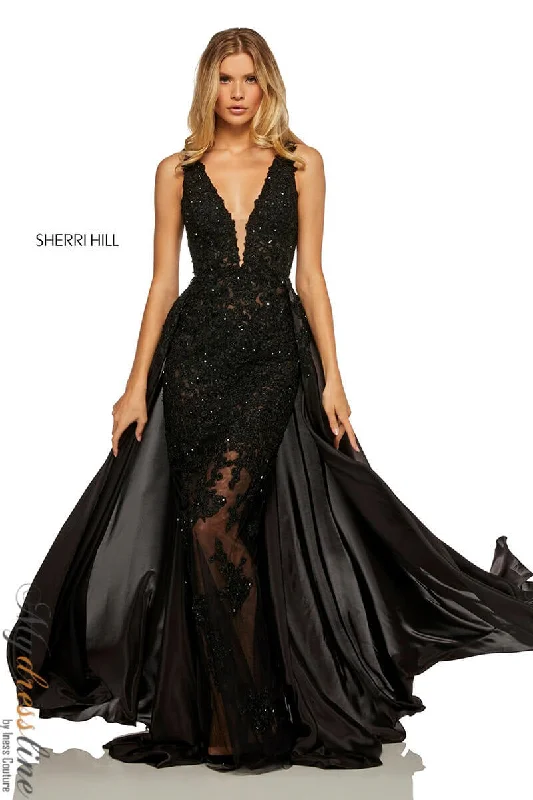 layered dressSherri Hill 52599