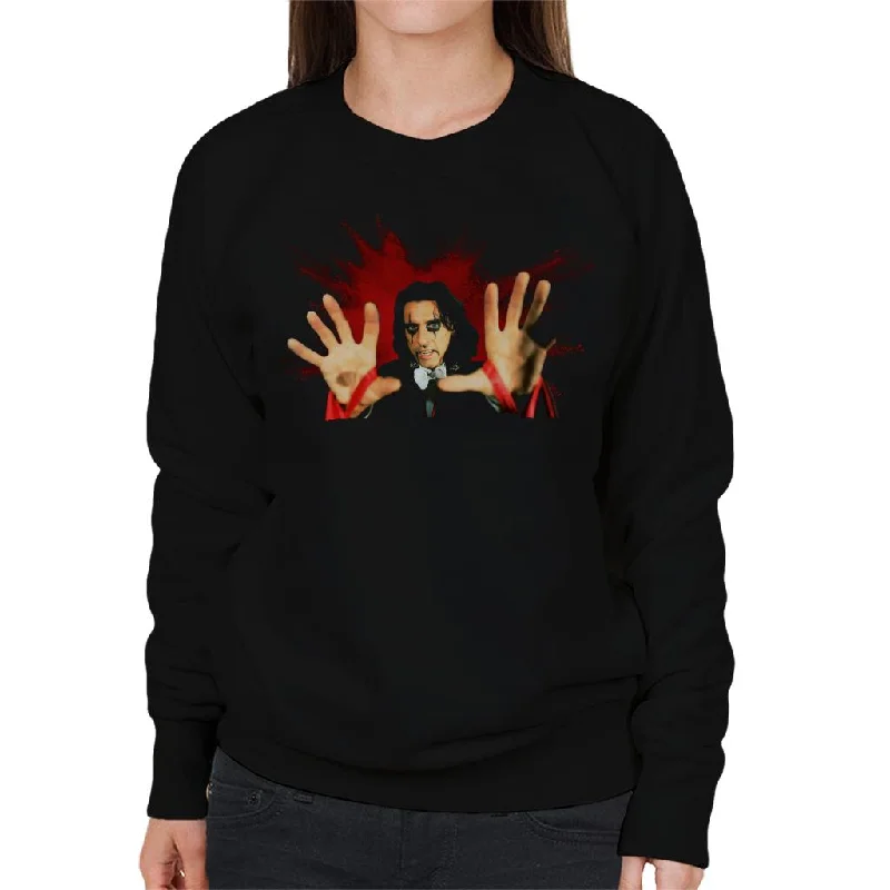 Markdowns TV Times Alice Cooper Paint Splatter Women's Sweatshirt