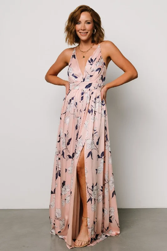 Closeout Brylee Maxi Dress | Blush Floral