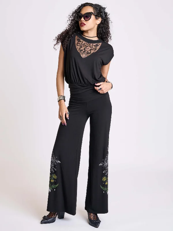 cocktail dressNight Raven Palazzo Pants