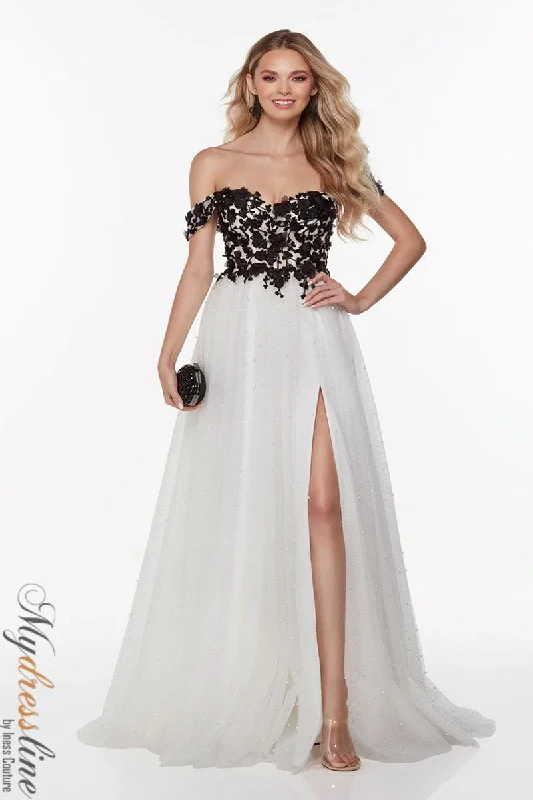 one-shoulder dressAlyce 61219