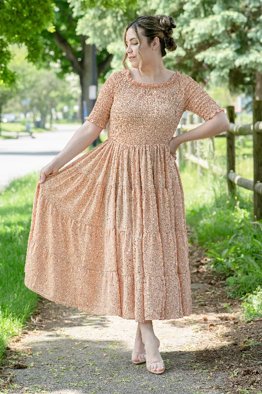 Buy Now Anniston Smocked Ditsy Floral Dress (Final Sale)