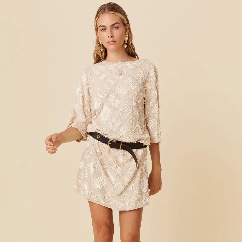 Amazing Deals Light of Moon Sequin Tunic Dress 🛍️