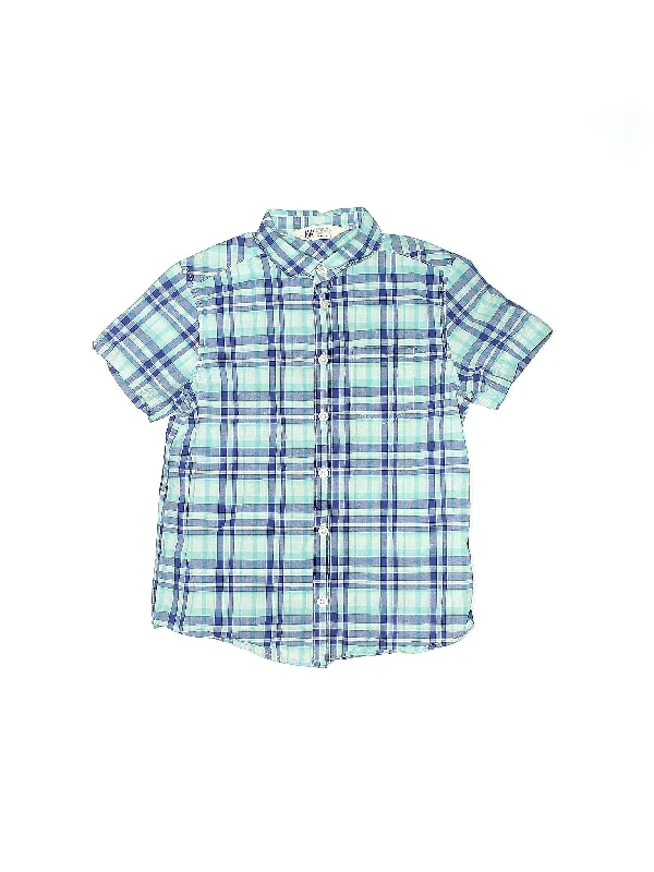 Act Now Short Sleeve Button Down Shirt
