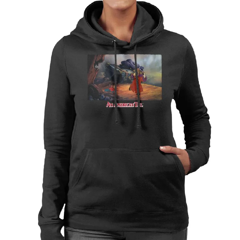 Can't Miss An American Tail Fieval And Warren T Rat Women's Hooded Sweatshirt