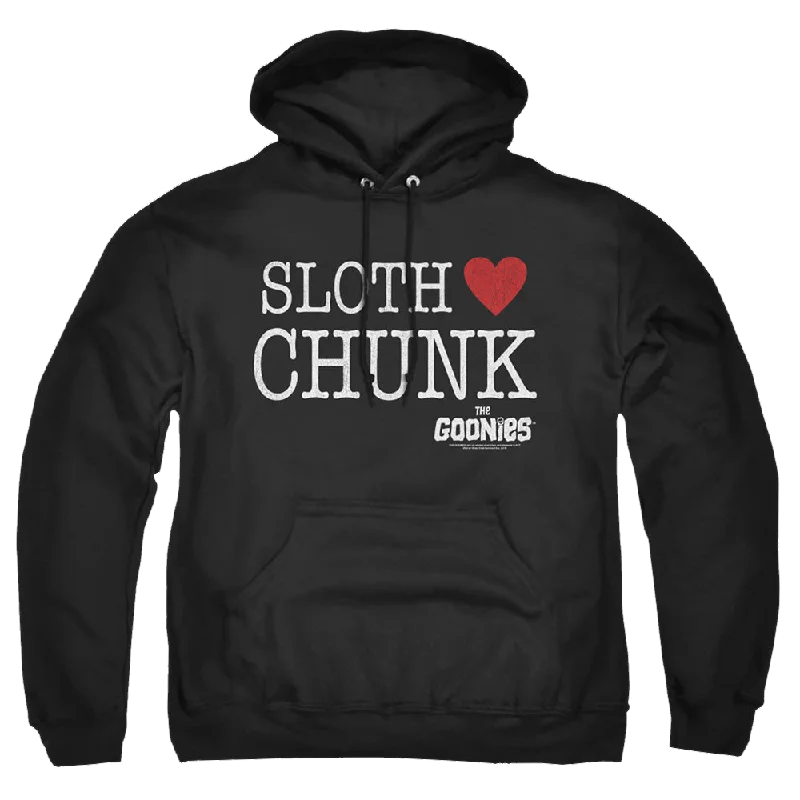 soft sports hoodieGoonies, The Sloth Heart Chunk - Pullover Hoodie