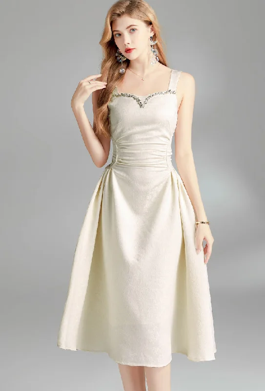 Super Savings Ladies Suspenders Dress Elegant Female Dress