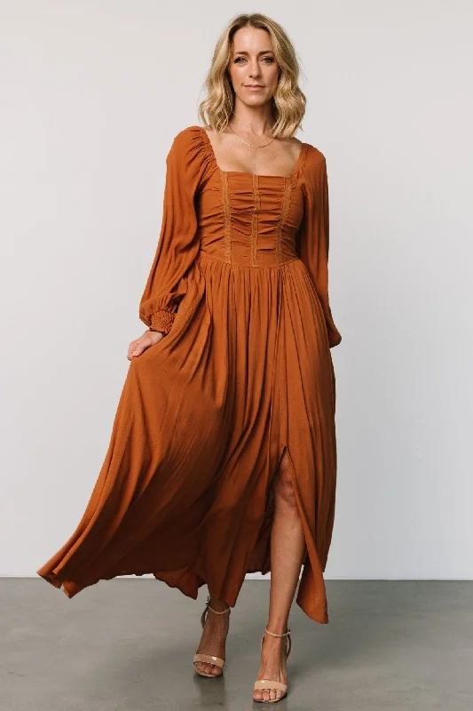 Best Deals Maddalena Maxi Dress | Camel