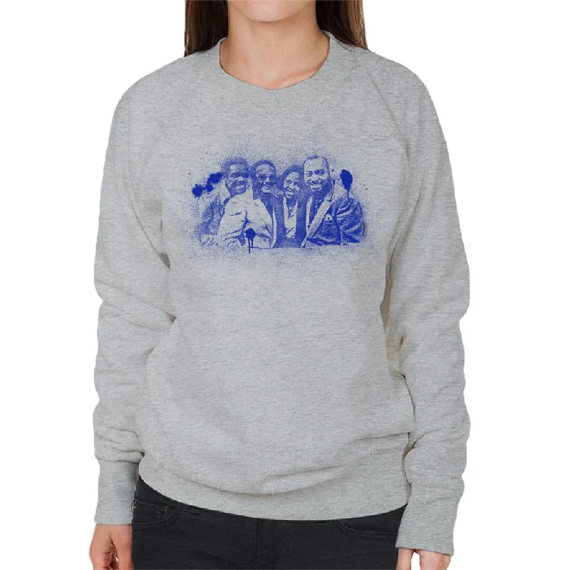 Savings Galore TV Times Gladys Knight And The Pips 1980 Paint Splatter Women's Sweatshirt Savings Galore TV Times Gladys Knight And The Pips 1980 Paint Splatter Women's Sweatshirt