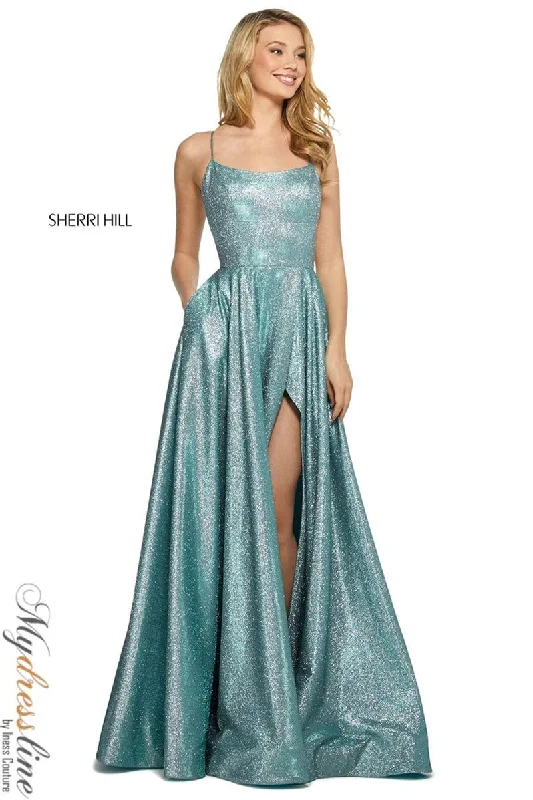 pleated dressSherri Hill 53118