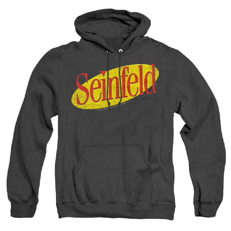 warm pullover hoodieSeinfeld Seinfeld Logo - Heather Pullover Hoodie