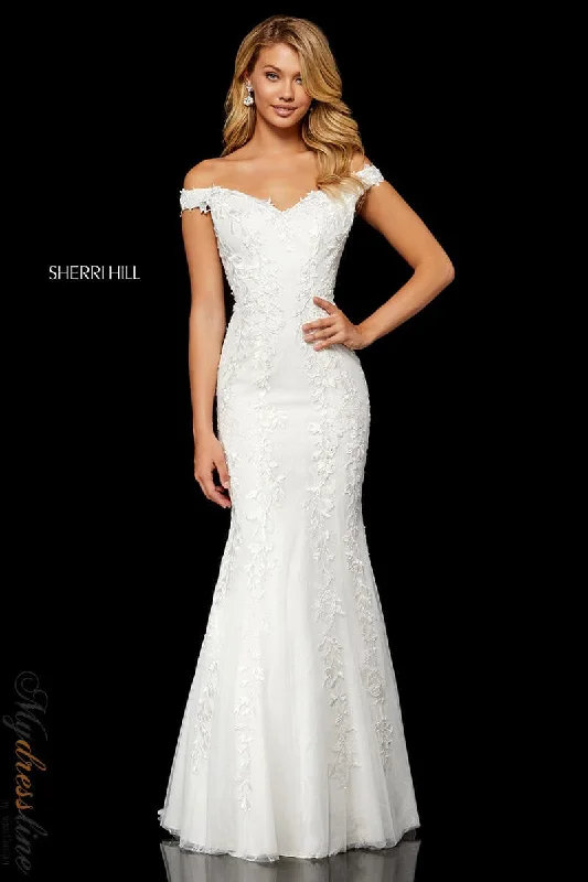 ruched dressSherri Hill 52344