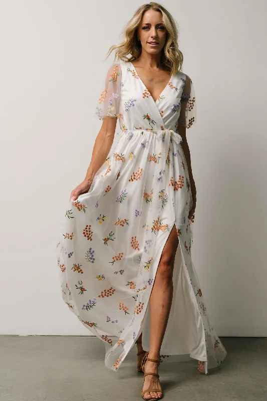 Lowest Prices Marseille Embossed Maxi Dress | Meadow Floral