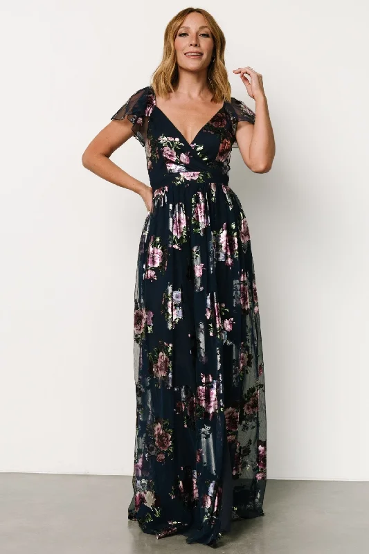 oversized dressDevany Maxi Dress | Navy Multi