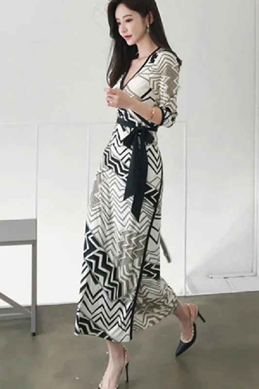 Limited Quantity RUFFLE SLEEVE ELASTIC WAIST EMBROIDERED DRESS