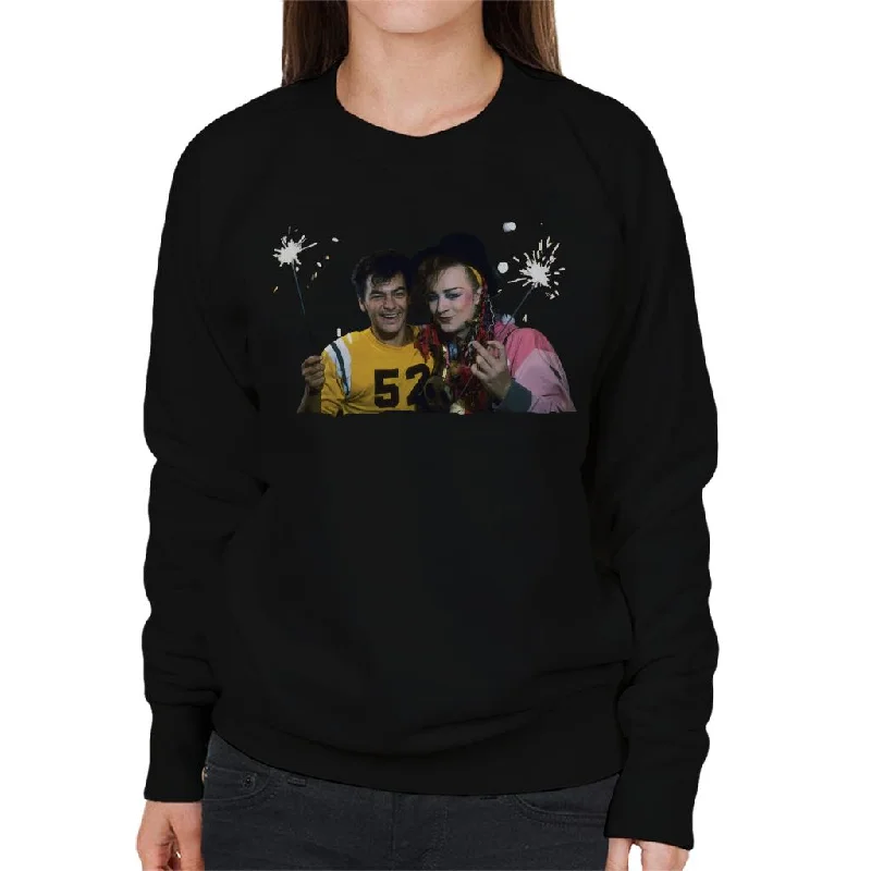 Weekend Special TV Times Boy George And Jon Moss Sparklers Women's Sweatshirt