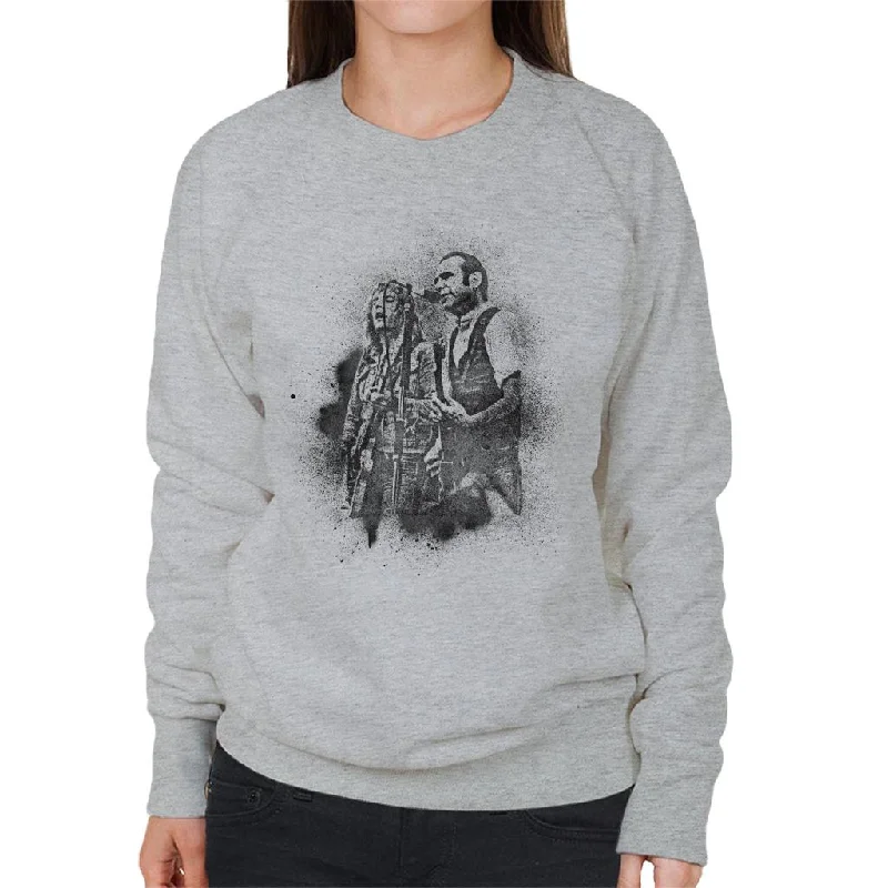 Today Only TV Times Status Quo Live Grain Effect Women's Sweatshirt