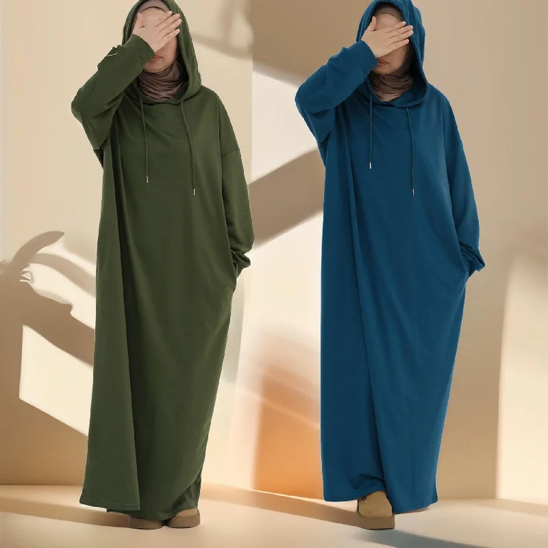 Buy Now Effortless Everyday Sweatshirt Abaya Dress