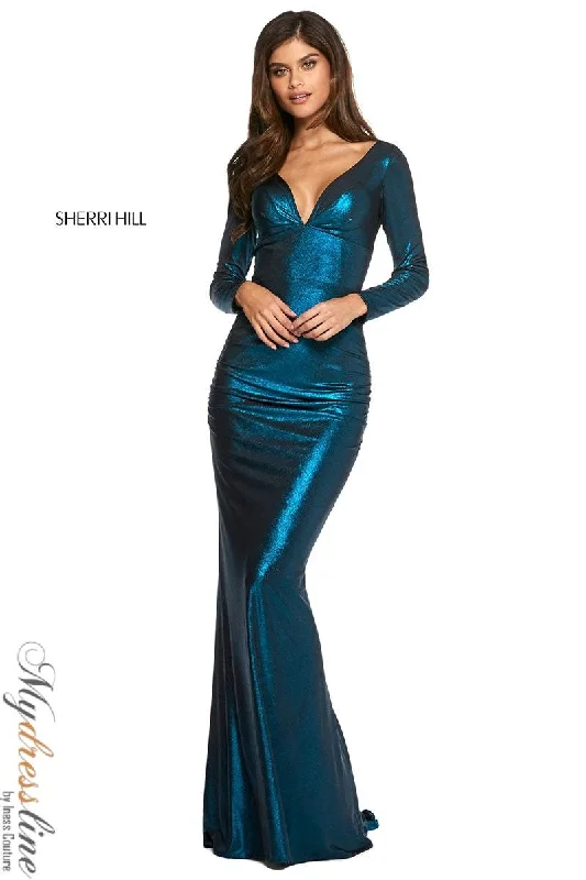 satin dressSherri Hill 53240