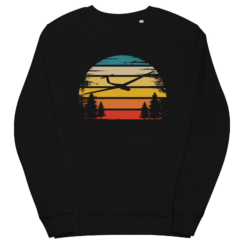 Get It Before It’s Gone Retro Sonne und Segelflugzeug - Unisex Premium Organic Sweatshirt